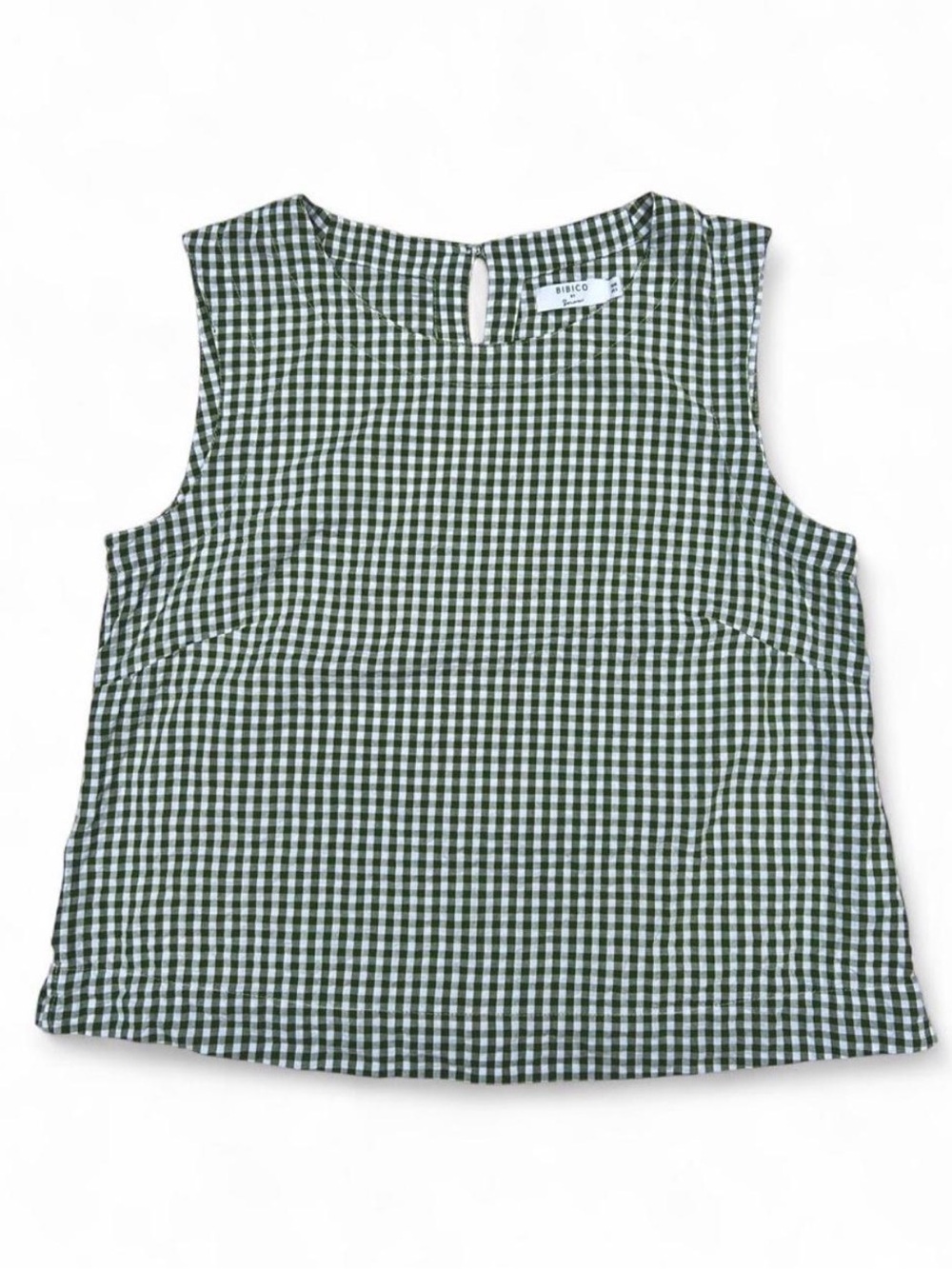 Bibico by Snow Pippa Blouse green gingham size S